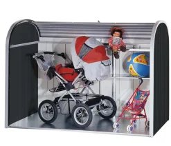 biohort Gartenschränke & Minigaragen - StoreMax® 160 Dunkelgrau