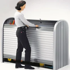 biohort Aufbewahrungsboxen|Gartenschränke & Minigaragen - StoreMax® 190, ca. B190/H136/T97 cm Quarzgrau