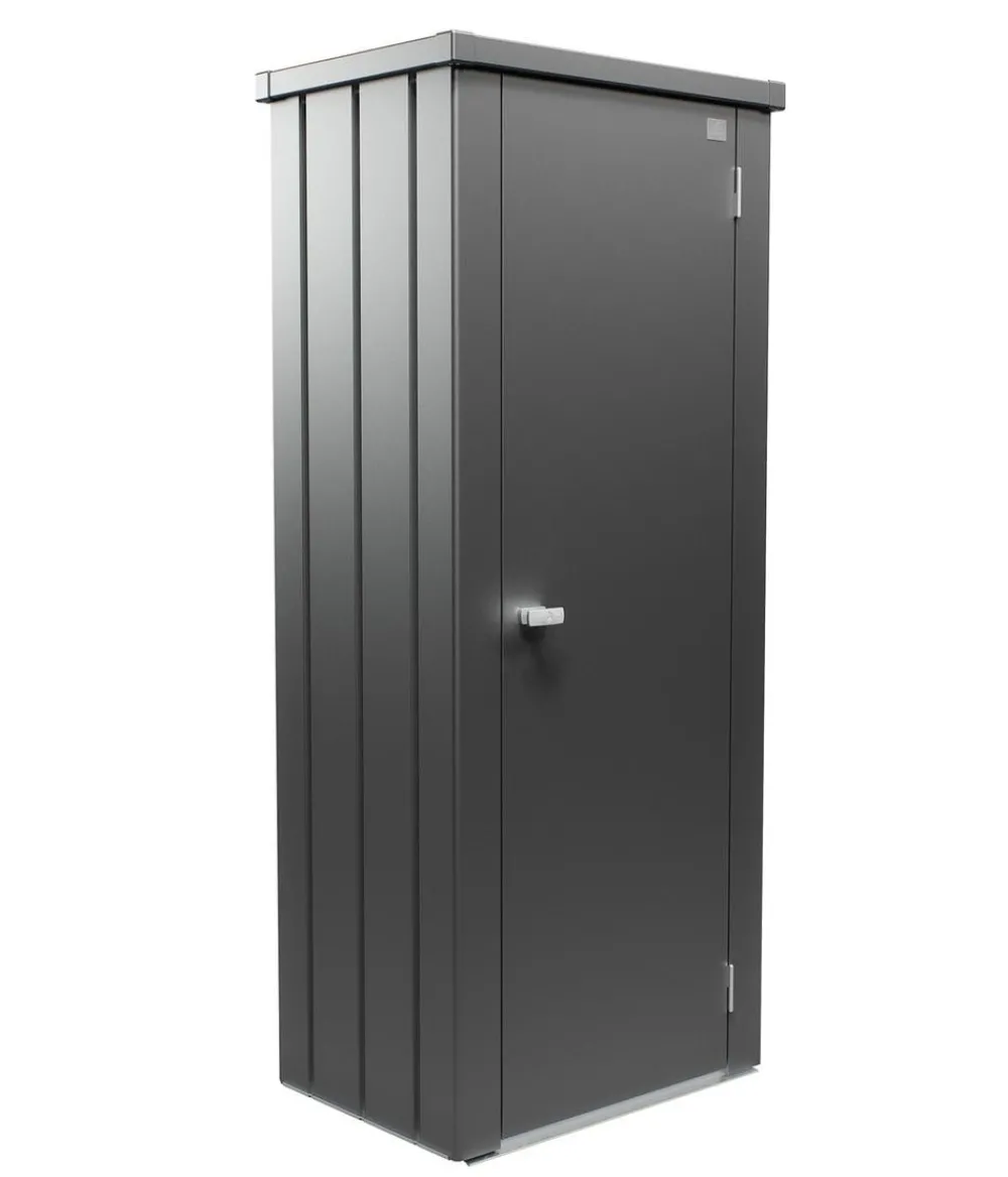 biohort Terrassenschrank Julia M HIGH, ca. B77,7/H180,9/T57 cm Dunkelgrau Discount