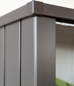 biohort Terrassenschrank Julia L, ca. B77,7/H140,2/T87 cm Silber Discount