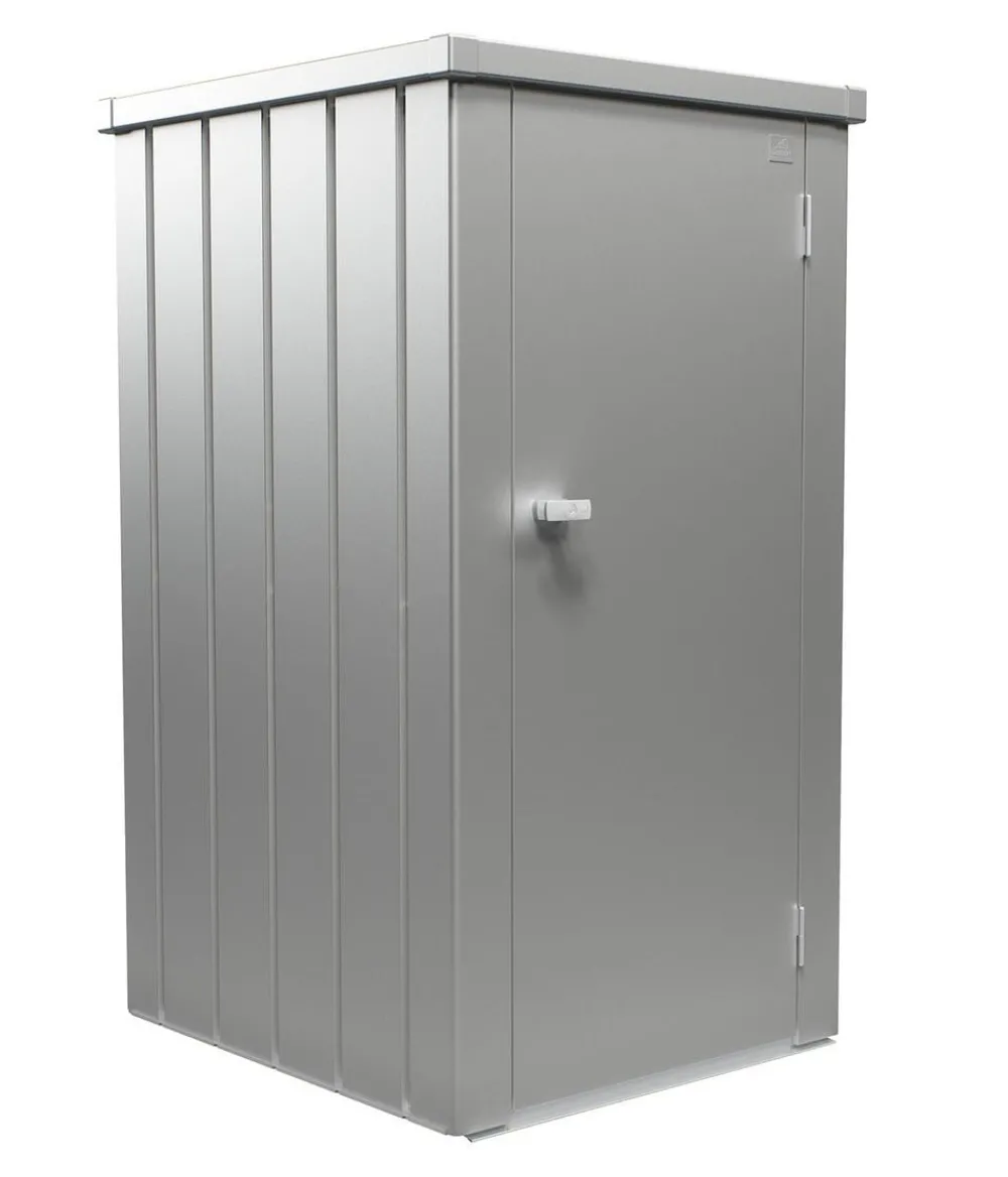 biohort Terrassenschrank Julia L, ca. B77,7/H140,2/T87 cm Silber Discount