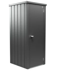 biohort Gartenschränke & Minigaragen - Terrassenschrank Julia L HIGH, ca. B77,7/H180,9/T87 cm Dunkelgrau
