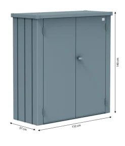 biohort Gartenschränke & Minigaragen - Terrassenschrank Romeo® Quarzgrau