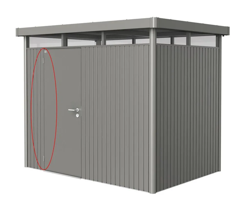 biohort Fenster & Türen - Türanschlag links passend für Gerätehäuser HighLine, Panorama und AvantGarde
