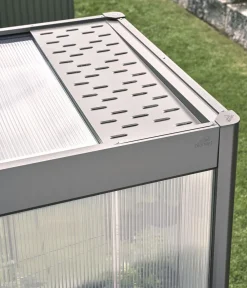 biohort Gewächshaus Zubehör - Wetterschutzblech für Gewächshaus Florentina Grau