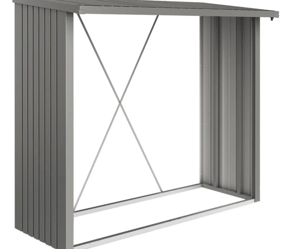 biohort Kaminholzregale - WoodStock® 230 Quarzgrau