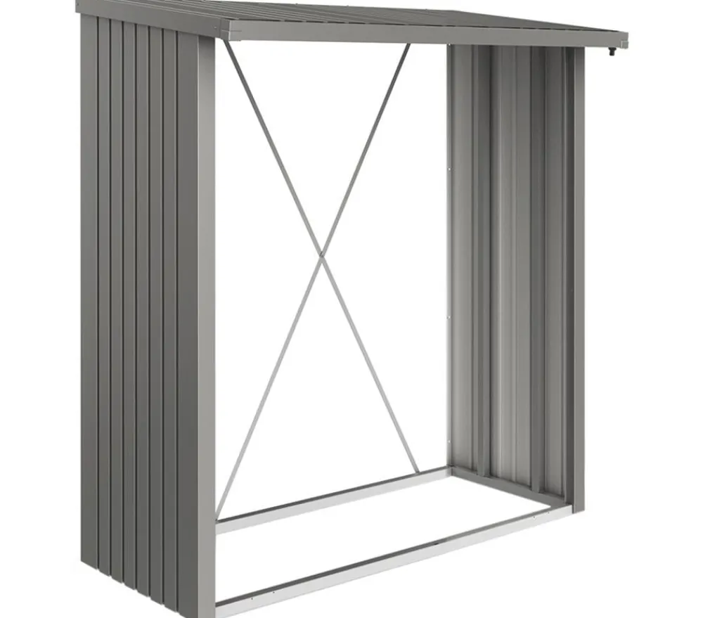 biohort WoodStock® 150 für Kaminholz Quarzgrau Outlet