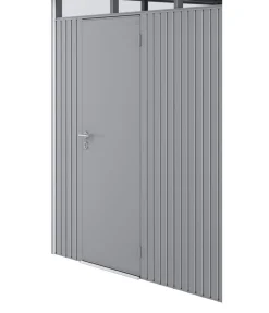 biohort Fenster & Türen - Zusatztüre für Gerätehaus HighLine®/AvantGarde®/Panorama® Silber