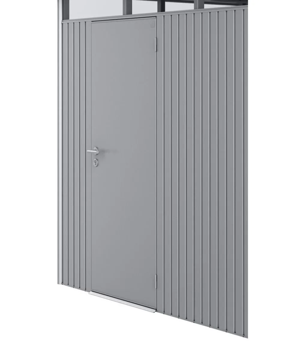biohort Fenster & Türen - Zusatztüre für Gerätehaus HighLine®/AvantGarde®/Panorama® Silber
