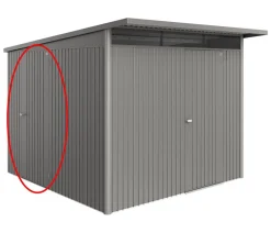 biohort Fenster & Türen - Zusatztür für Gerätehaus AvantGarde® ECO Quarzgrau