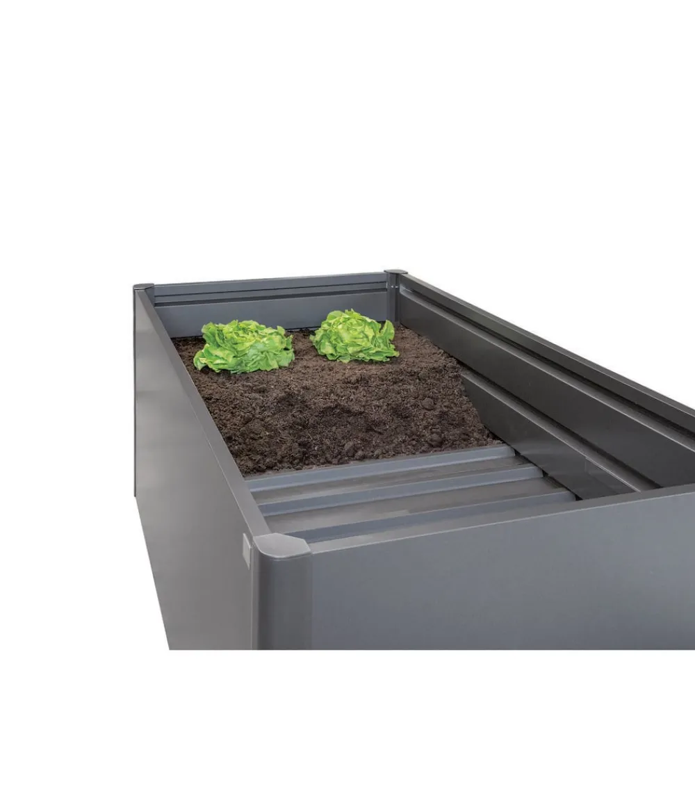 biohort Hochbeete & Frühbeete - Zwischenboden für HochBeet 2x0,5 Dunkelgrau