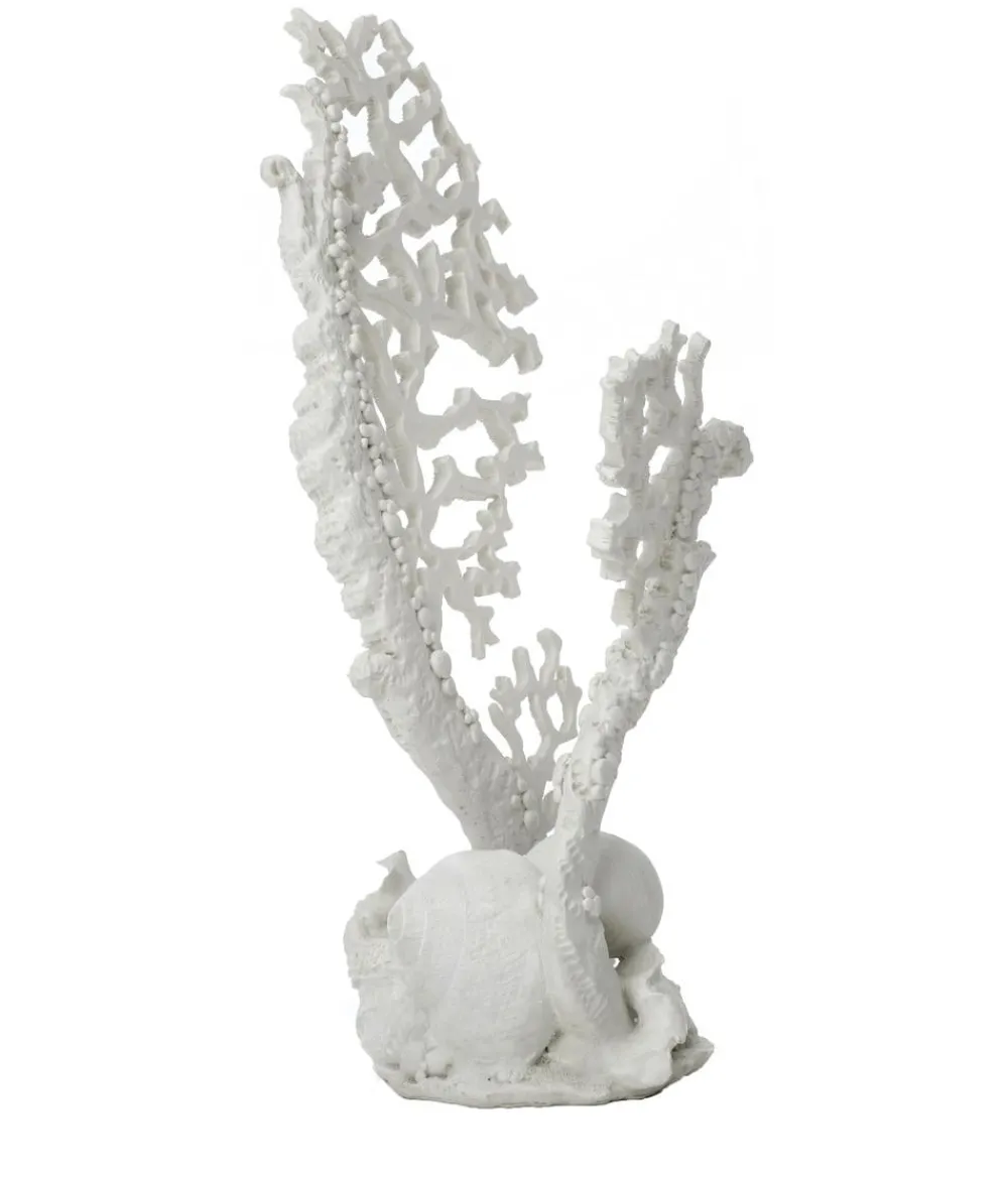 biOrb® Deko - Aquariumdeko Fächerkorallen Ornament M, weiss Weiß
