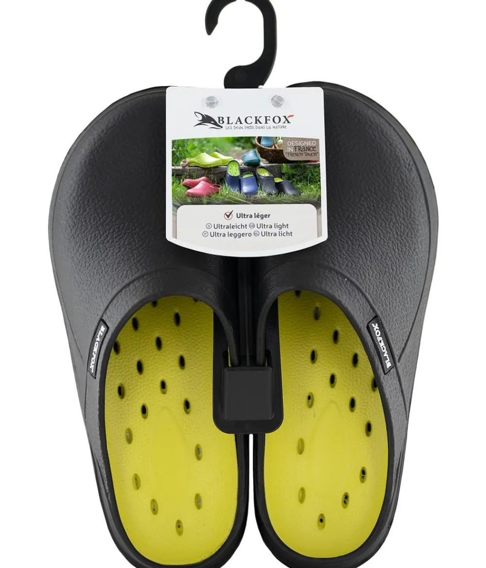 AJS Blackfox Gartenschuhe & Hausschuhe - Blackfox Clogs Evasion Schwarz