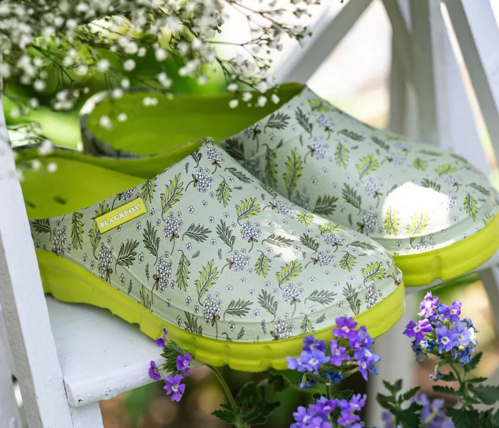 AJS Blackfox Blackfox Damen-Clog Lily, Hellgrün Best