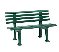 Blome 2-Sitzer Gartenbänke|Gartenbänke Kunststoff - Bank Ibiza, 2-Sitzer Grün