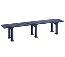 Blome Gartenbänke Kunststoff|4-Sitzer Gartenbänke - Bank Mono II, 4-Sitzer Blau