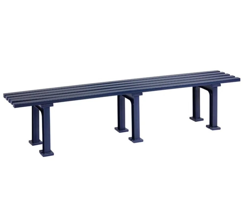 Blome Gartenbänke Kunststoff|4-Sitzer Gartenbänke - Bank Mono II, 4-Sitzer Blau