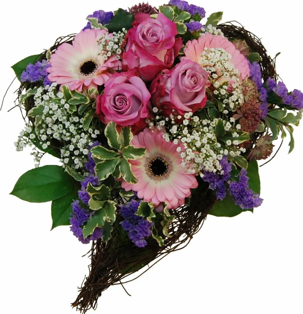 Dehner Blumenstrauß Rebenherz, ca. Ø32 cm Best