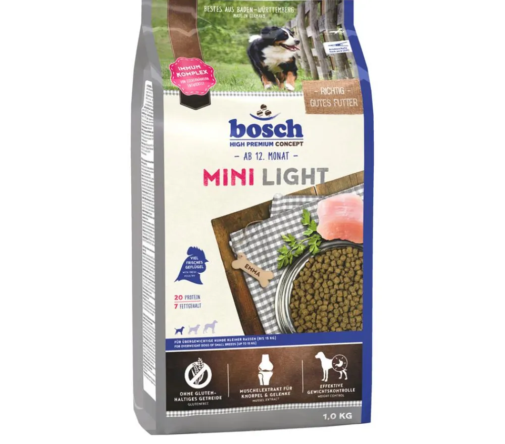 bosch Tiernahrung Trockenfutter Hund - bosch Trockenfutter für Hunde Mini Light