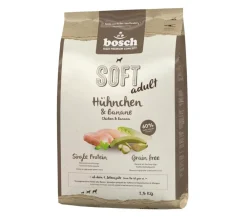 bosch Tiernahrung Trockenfutter Hund > bosch Trockenfutter für Hunde Soft Adult, Hühnchen & Banane