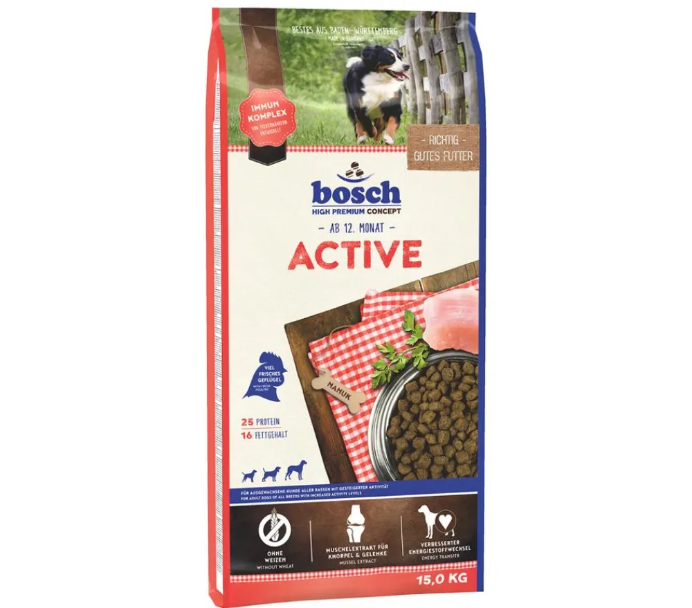 bosch Tiernahrung bosch Trockenfutter für Hunde Active Discount