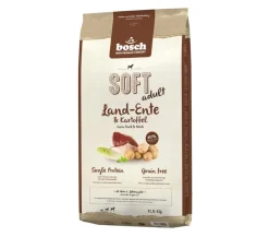 bosch Tiernahrung Trockenfutter Hund - bosch Trockenfutter für Hunde Soft Adult, Land-Ente & Kartoffel
