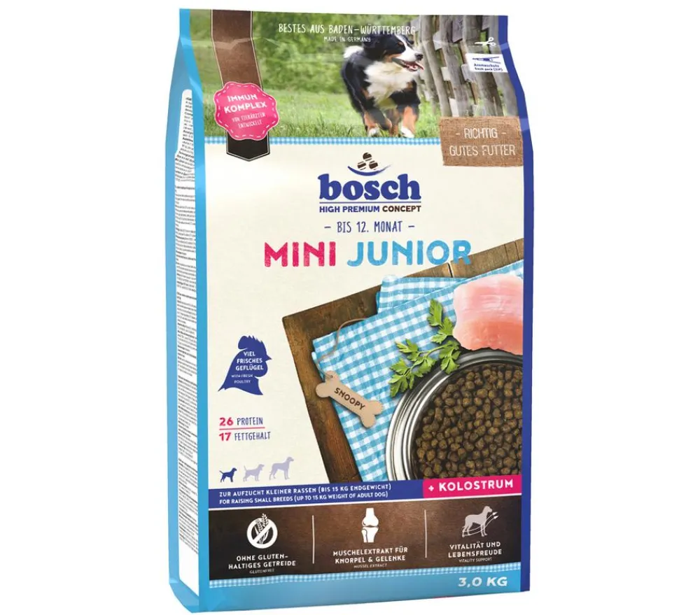 bosch Tiernahrung Trockenfutter Hund - bosch Trockenfutter für Hunde Mini Junior