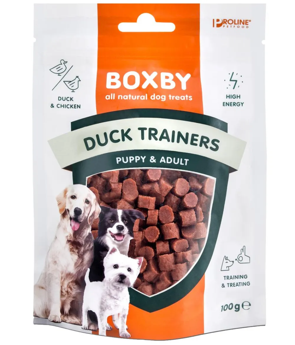 Boxby Hundeleckerlies - Hundesnack Duck Trainers, 100 g
