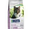 Bozita Trockenfutter Katze - Trockenfutter für Katzen Hair & Skin Wheat Free Salmon, Lachs, 10 kg