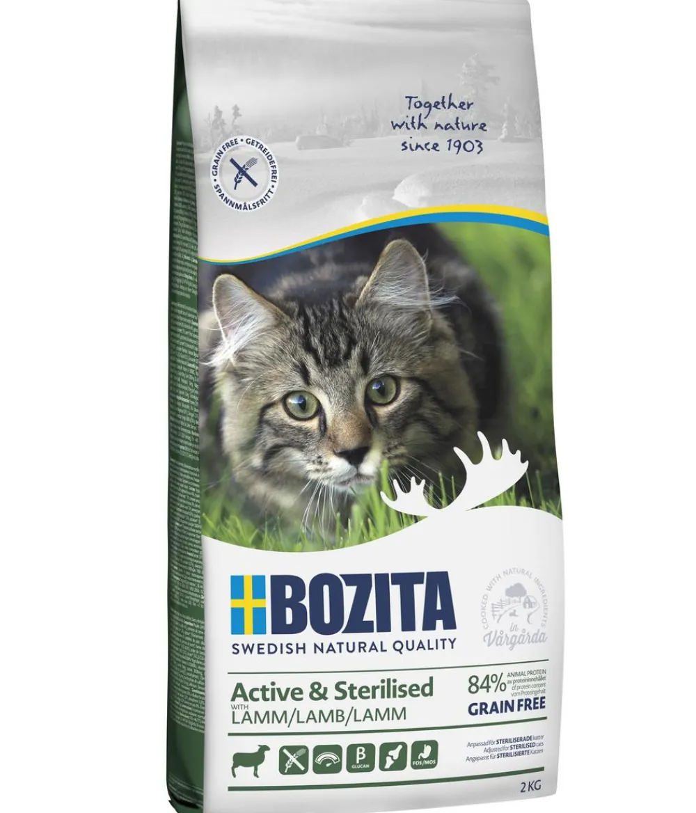 Bozita Trockenfutter für Katzen Active & Sterilised Grain Free Lamb, Lamm Online