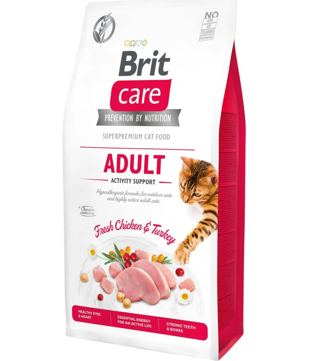 Brit care Trockenfutter Katze > Trockenfutter für Katzen Activity Support Adult, Huhn & Truthahn