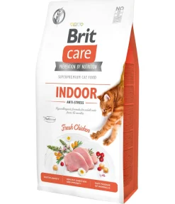 Brit care Trockenfutter Katze > Trockenfutter für Katzen Indoor Anti Stress Adult, Huhn