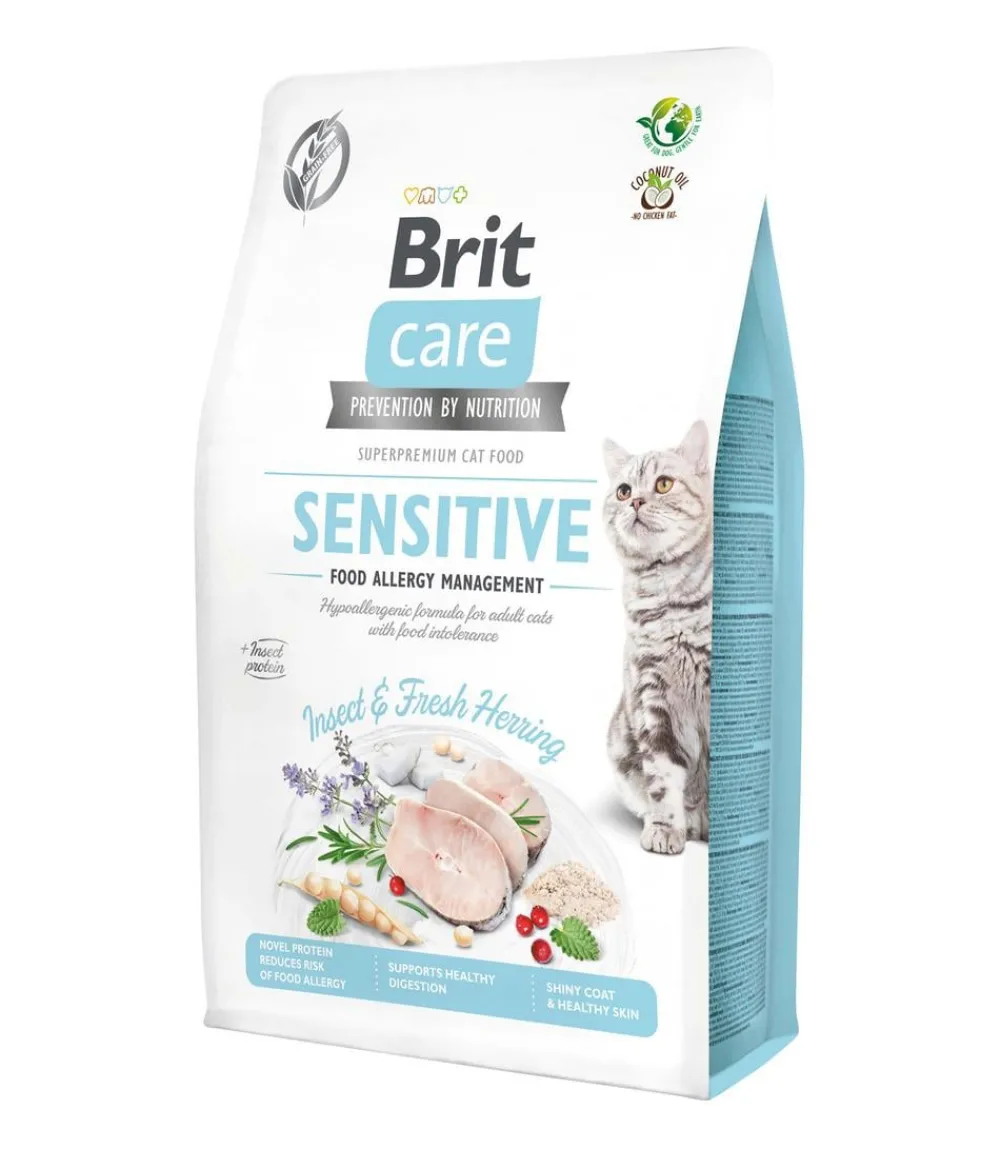 Brit care Trockenfutter Katze - Trockenfutter für Katzen Senior Weight Control, Huhn