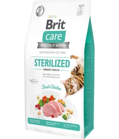 Brit care Trockenfutter Katze - Trockenfutter für Katzen Sterilized Urinary Health Adult, Huhn