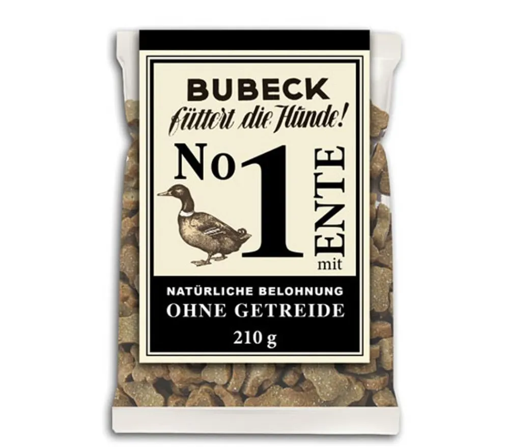 Bubeck Hundeleckerlies - Hundesnack Hundekuchen getreidefrei, 210 g