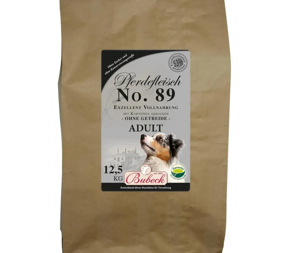 Bubeck Trockenfutter für Hunde No. 89 Adult, Pferdefleisch Best