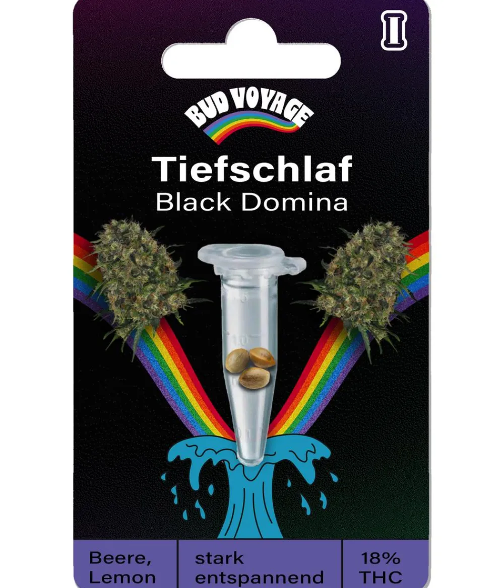 Bud Voyage Hanfsamen Tiefschlaf Black Domina, 3 Stk. New