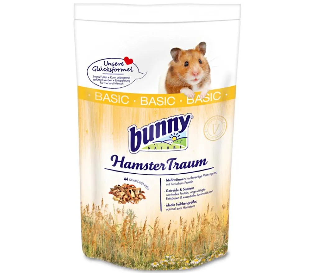 bunny NATURE Kleintierfutter - bunny® NATURE Hamsterfutter HamsterTraum BASIC, 600 g