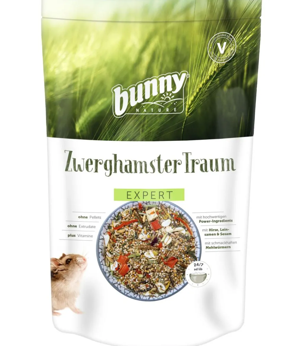 bunny NATURE Kleintierfutter - bunny® NATURE Hamsterfutter ZwerghamsterTraum EXPERT, 500 g