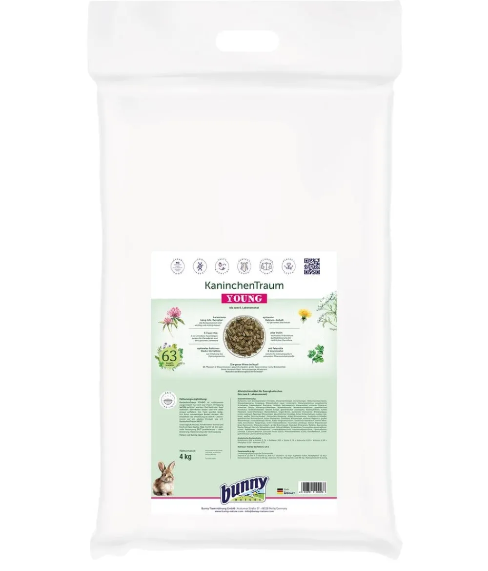 bunny NATURE Kleintierfutter > bunny® NATURE Kaninchenfutter KaninchenTraum YOUNG