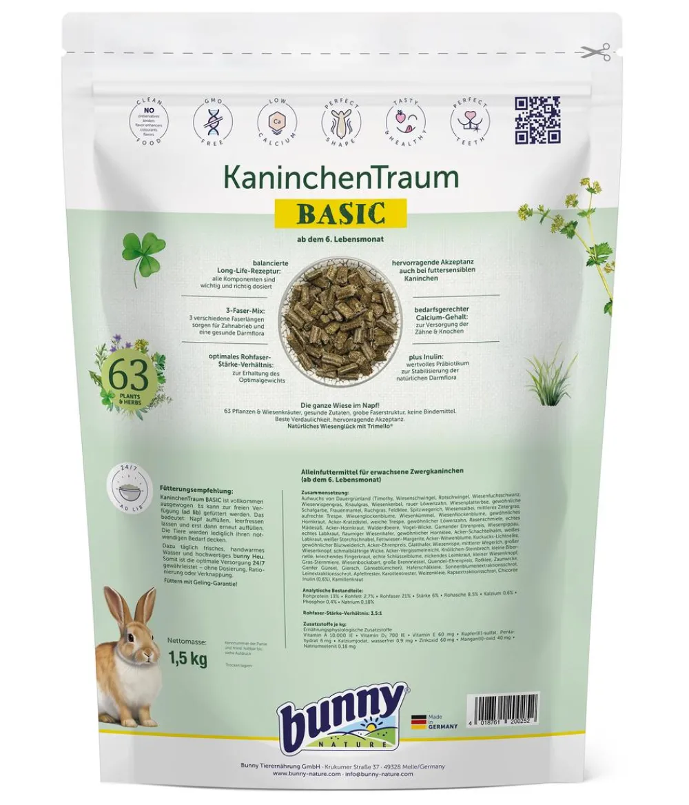 bunny NATURE bunny® NATURE Kaninchenfutter KaninchenTraum BASIC Online