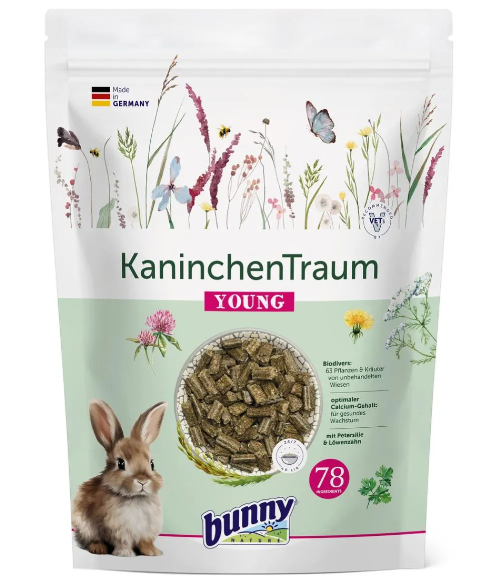bunny NATURE Kleintierfutter > bunny® NATURE Kaninchenfutter KaninchenTraum HERBS