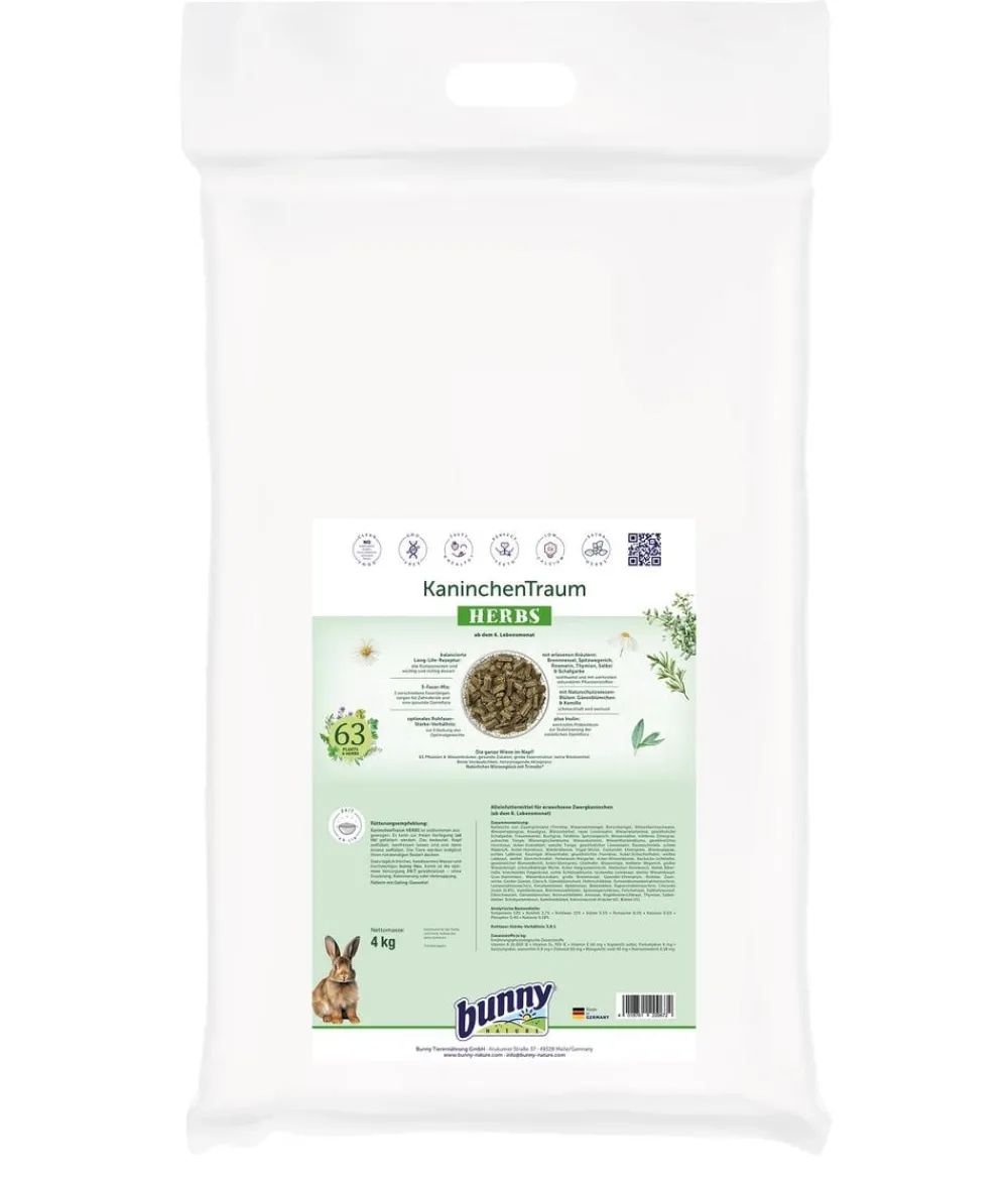 bunny NATURE Kleintierfutter - bunny® NATURE Kaninchenfutter KaninchenTraum HERBS