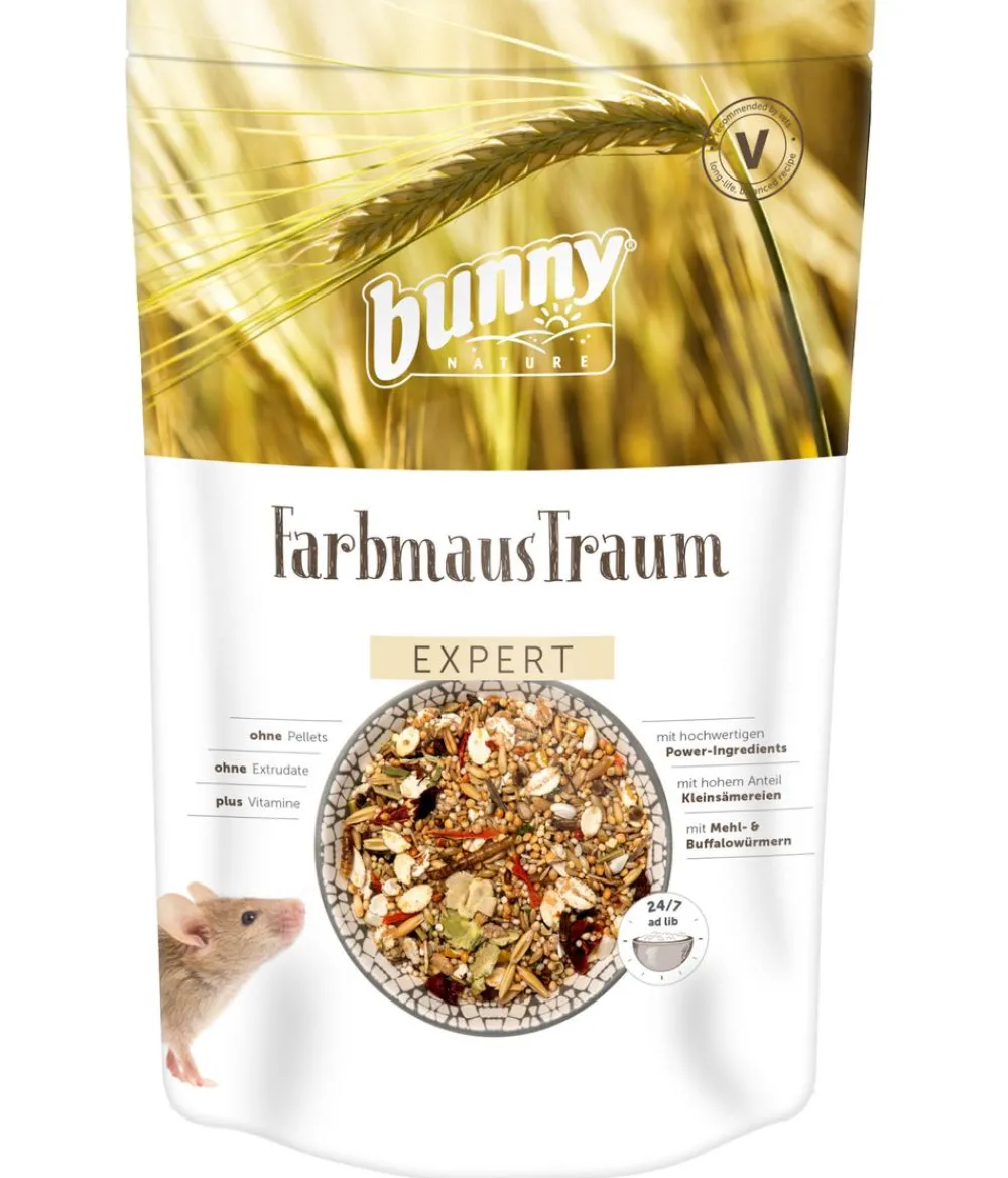 bunny NATURE bunny® NATURE Nagerfutter FarbmausTraum EXPERT, 500 g Hot