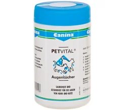 Canina® Petvital Augentücher für Hunde und Katzen, 120 Stk. New