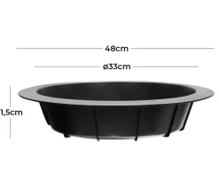 Capi Europe Regentonnen & Zisternen - Kunststoff-Regentonne Rib, 130 l Schwarz