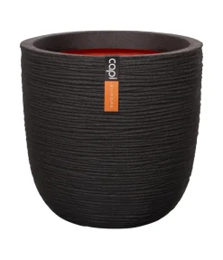 Capi Europe Kunststoff-Topf Rib, rund Schwarz Best