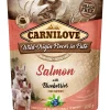 Carnilove Nassfutter für Hunde Wild-Origin Paté Puppy, Lachs & Blaubeeren, 300 g New