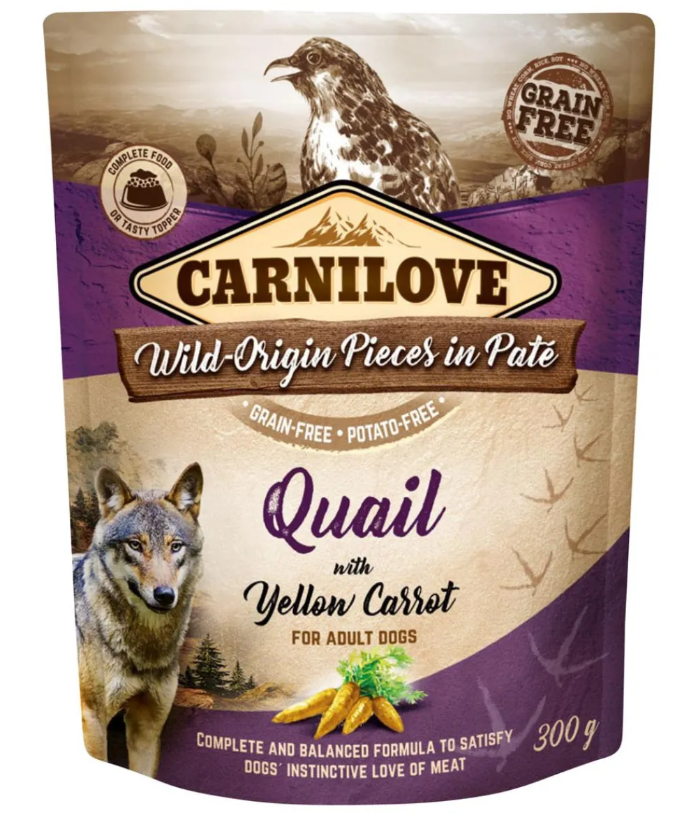 Carnilove Nassfutter für Hunde Wild-Origin Paté Adult, 300 g Discount