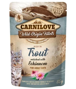 Carnilove Nassfutter für Katzen Wild-Origin Fillets Adult, 85 g Hot